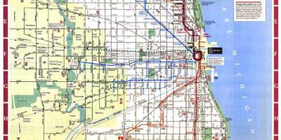 Карта на Чикаго град граници
