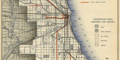 Карта на Чикаго метрото