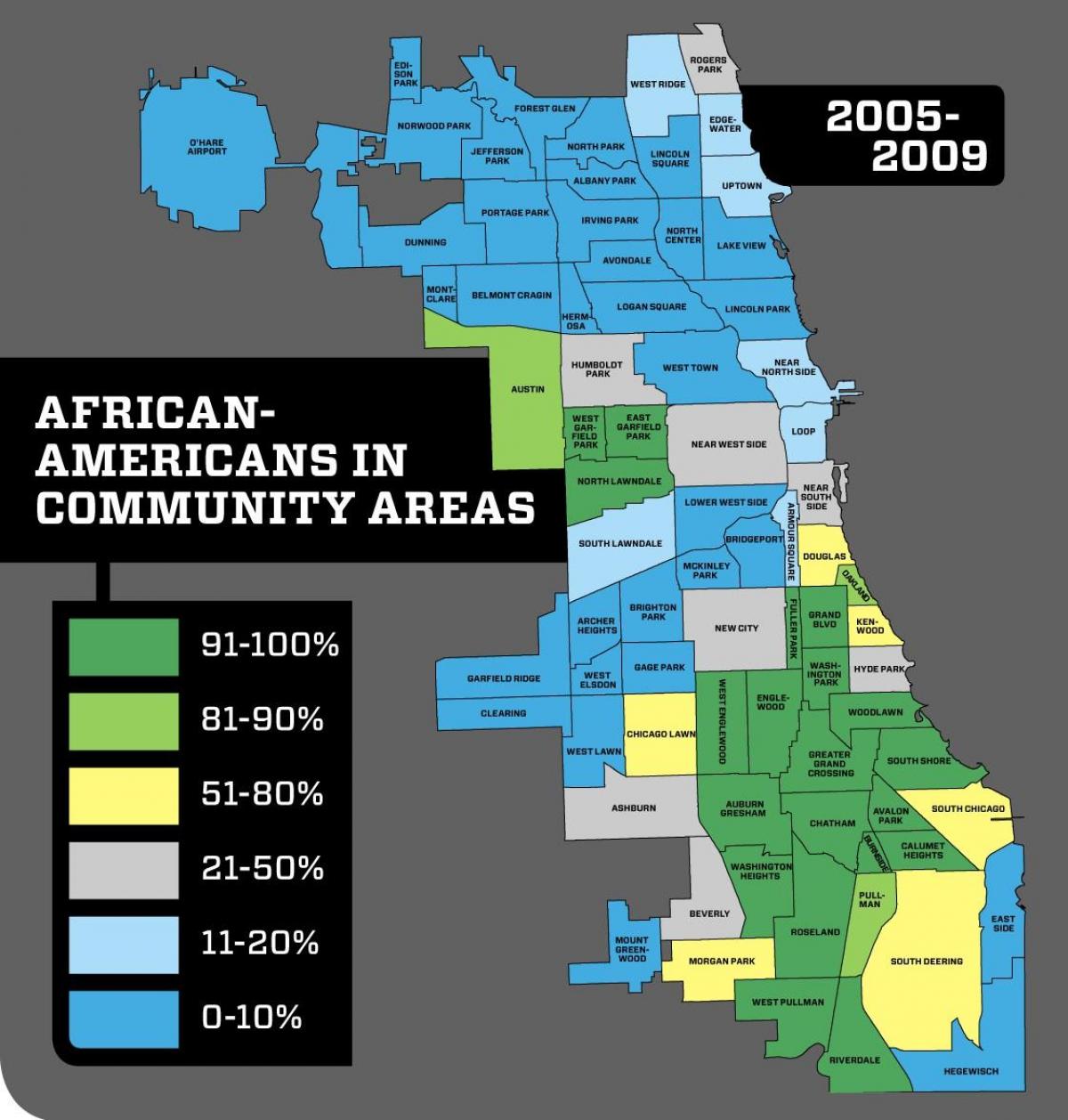 Чикаго соседството криминал мапа