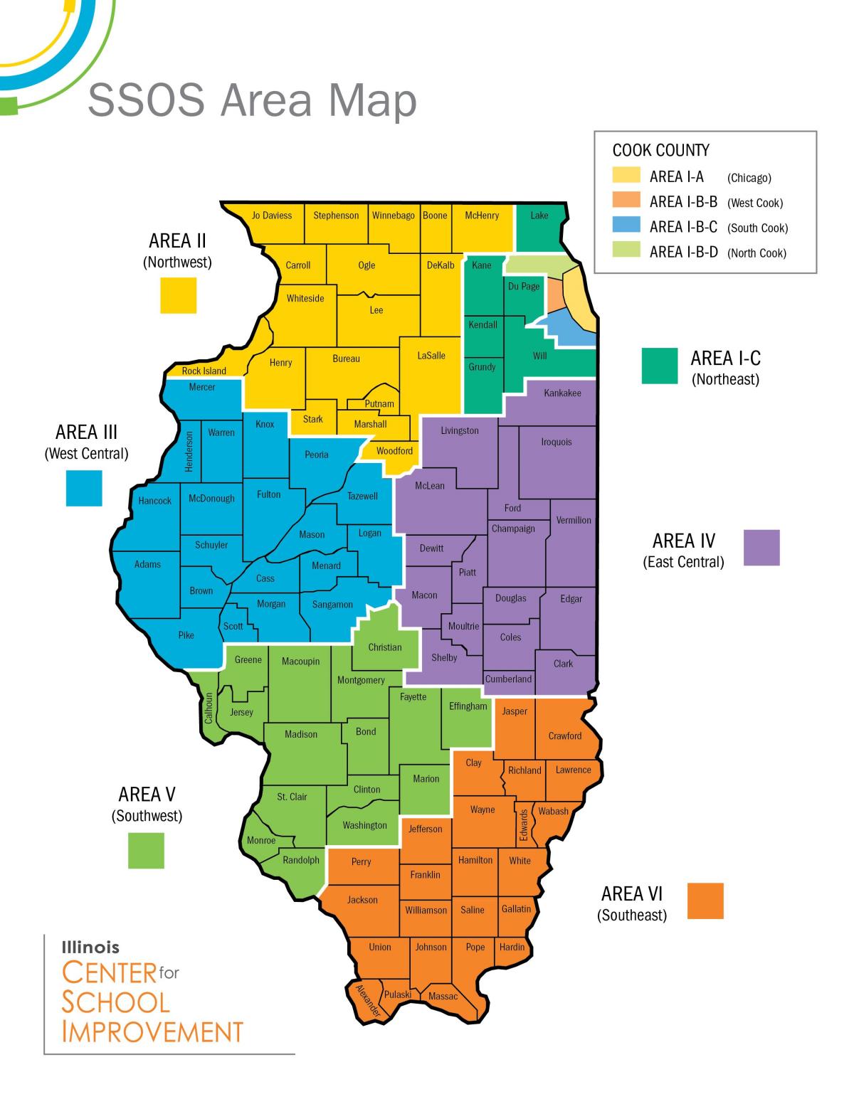 Чикаго јавните училишта мапа