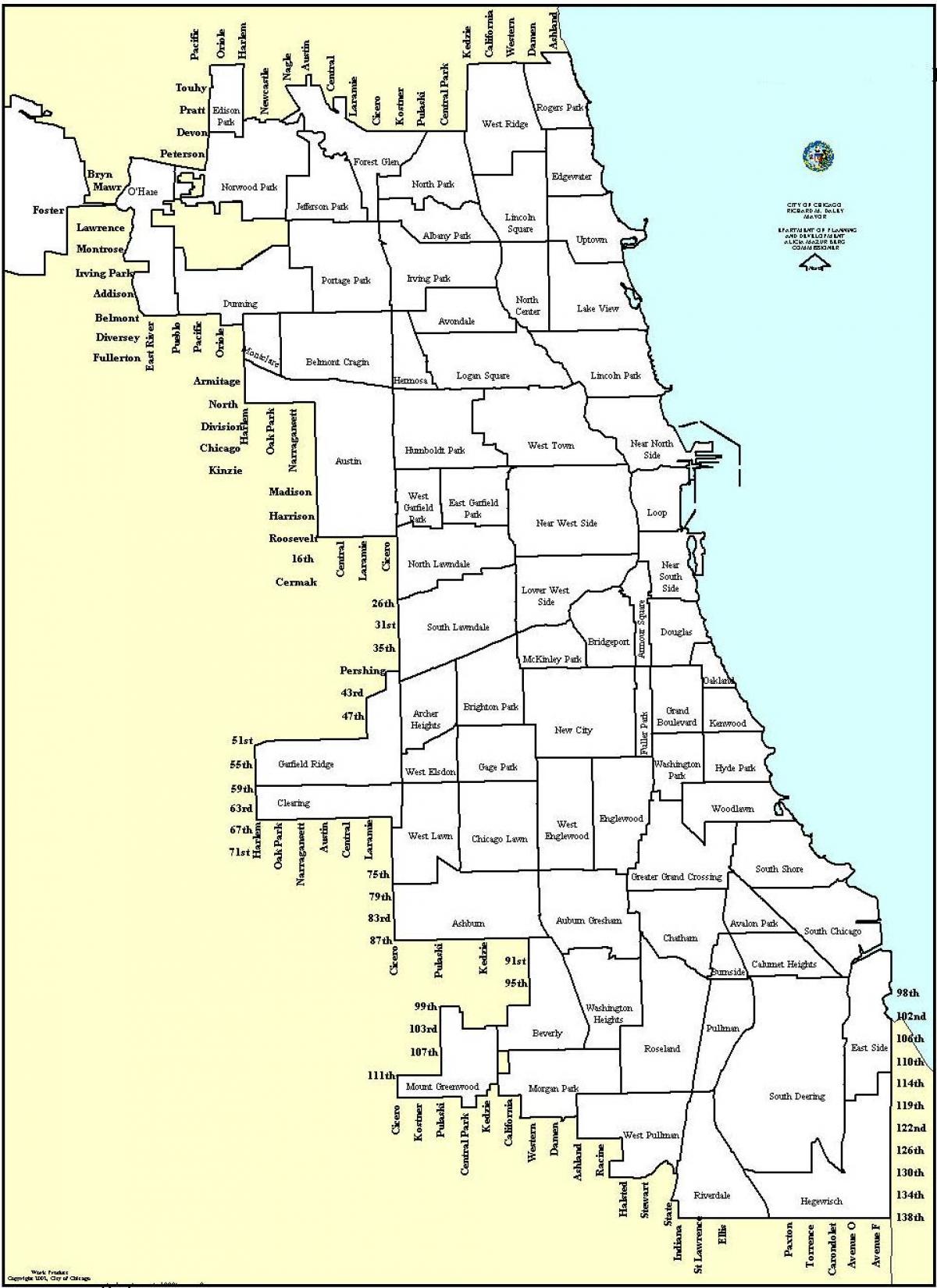 зонирање мапата Чикаго