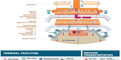 Карта на Чикаго ord аеродром