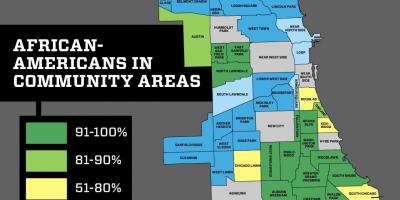 Чикаго соседството криминал мапа