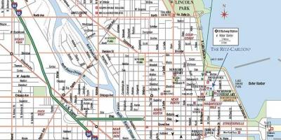 Улична карта на Чикаго
